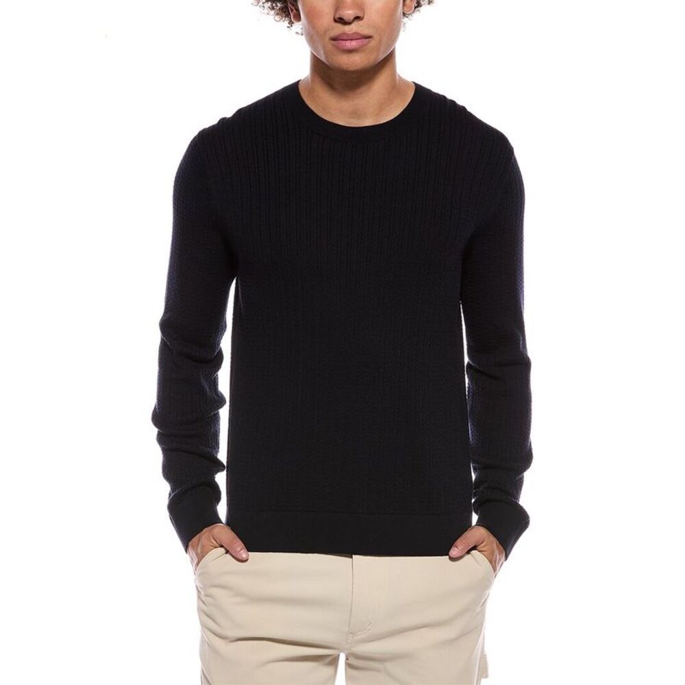 Theory Mens  Riland Crewneck Sweater, Blue